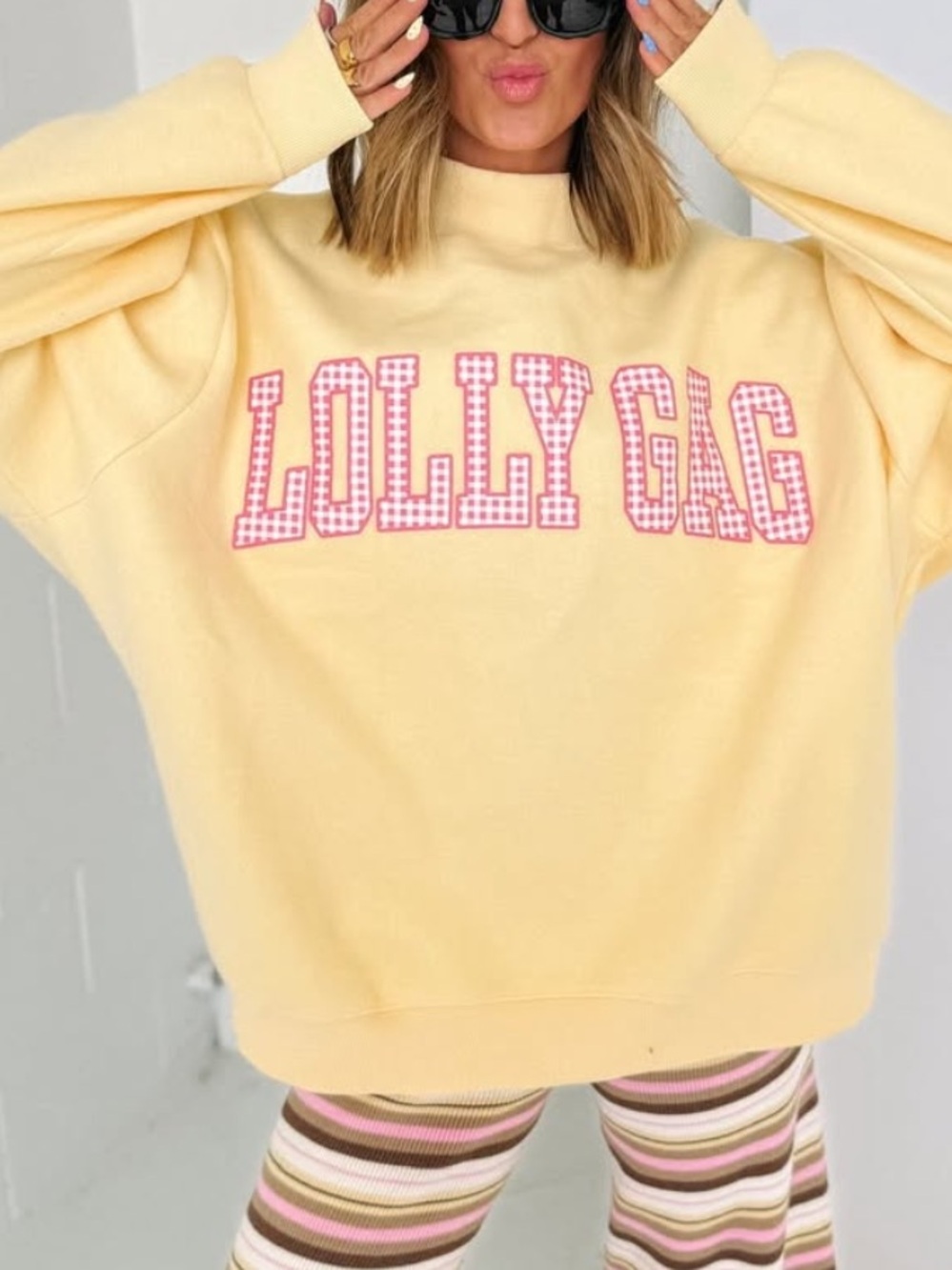 Butter mock neck Sweatshirt dilly dally - Picture 9 of 11